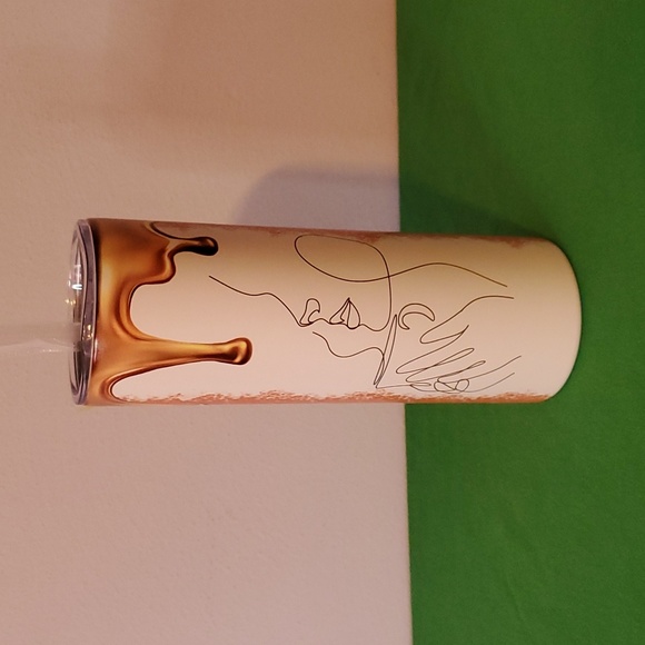 20 Oz. Stainless Steel "First I Drink The Coffee ..." Insulated Tumbler - Picture 4 of 7